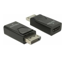 AV Delock Delock - Videoadapter - DisplayPort mannlich zu HDMI weiblich - Schwarz - passiver Konverter, unterstutzt 4K 30 Hz (3840 x 2160), Unterstutzung fur 3D-Video | 66234  | 4043619662340