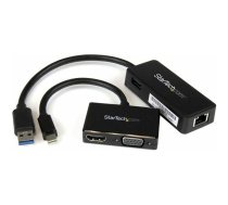 AV StarTech DisplayPort - HDMI - D-Sub (VGA)  (MSTS3MDPUGBK) | MSTS3MDPUGBK  | 0065030862790
