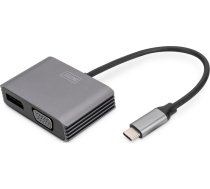 USB Digitus 0.2MUSB-C - DP + VGA ADAPTER 0.2MUSB-C - DP + VGA ADAPTER | DA-70827  | 4016032478768