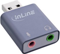 USB InLine USB-A - Jack 3.5mm x2 | 4043718340804 | 4043718340804