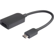 USB MicroConnect USB - C to HDMI Slim, Black | USB3.1CHDMI-S  | 5706998527066