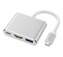 USB PRZEJŚCIE Z USB C NA HDMI 4K USB PD TV TABLET | 18282  | 5904238703809