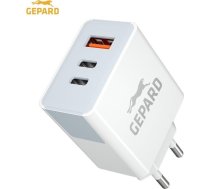 Gepard Gepard  sieciowa PD 40W 2x USB-C + USB-A | GEP CHARGER40WFC  | 5904433228879