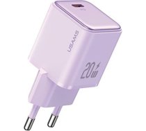 Usams USAMS Ład. siec. 1xUSB-C PD20W (only head) PD3.0 Fast Charging purpurowy/purple X-ron Series CC183TC03 (US-CC183) | 6958444904917  | 6958444904917