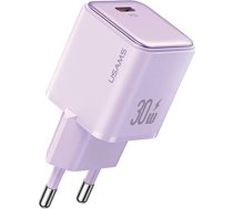 Usams USAMS Ład. siec. 1xUSB-C PD30W 3A (only head) PD3.0 Fast Charging purpurowy/purple X-ron Series CC186TC03 (US-CC186) | 6958444904948  | 6958444904948