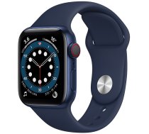 Apple Watch 6 GPS + Cellular 40mm Sport Band, blue/deep navy (M06Q3EL/A) | M06Q3EL/A  | 194252336052 | 194252336052