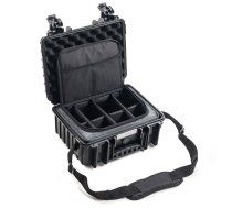 B&W Outdoor Case 3000 black with Photo Bag | PP.117.B.TEX  | 4031541759955 | 880448