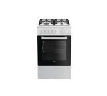 Beko FSG52020FW cooker Freestanding cooker Gas Black, White | FSG52020FW  | 8690842128929 | AGDBEKKWS0076