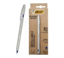 Bic Długopis Cristal Re'new Metal  + 2 wkłady (405477) | 405477  | 3086123640139