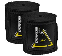 Boxing hand wraps AVENTO 41BI 2,5m Black | 552SC41BI01ZWA  | 8716404325527 | 41BI