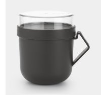 BRABANTIA Make & Take zupas kārba, 0.6L, dark grey 203824 | 203824  | 8710755203824