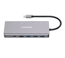 CANYON hub DS-12 13in1 4k USB-C Dark Grey | CNS-TDS12 | 5291485008666
