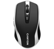 CANYON  mouse MW-19  Wireless Charge Black Silver | CNS-CMSW19B  | 5291485006051