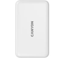 CANYON  power bank PB-1001 10000 mAh PD 18W QC 3.0 Wireless 10W White | CNS-CPB1001W  | 5291485008413