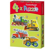 CASTORLAND Puzzle 47 4x "Vehicles" 04256 | 04256  | 5904438004256