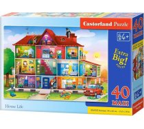 CASTORLAND Puzzle Maxi 40 "House Life" 464015 | 464015  | 5904438040346