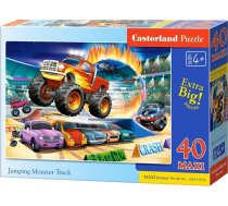 CASTORLAND Puzzle Maxi 40 "Jumping Monster Truck" 342912 | 342912  | 5904438040308