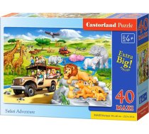 CASTORLAND Puzzle 40 Maxi "Safari Adventure" 342913 | 342913  | 5904438040322