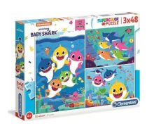 Clementoni Puzzle 3x48  Baby Shark | 25261 CLEMENTONI  | 8005125252619
