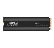 Crucial T700 with heatsink   4TB PCIe Gen5 NVMe M.2 SSD | CT4000T700SSD5  | 0649528936721 | 804078