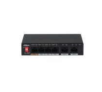 Dahua Technology PFS3006-4ET-60 Unmanaged L2 Fast Ethernet (10/100) Power over Ethernet (PoE) Black | PFS3006-4ET-60-V2  | 6923172500717 | KILDAUSWI0088