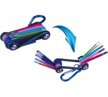 Dedra Multitool 9szt, CRV, , karabińczyk | 06F243 | 5902628009456