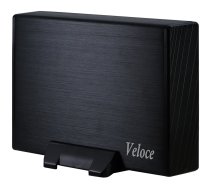 INTER-TECH Drive Cabinet  Veloce (3.5" HDD, SATA/SATA II, USB3.0) Black | IT-GD-35612