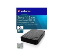 Dysk  HDD Verbatim Dysk  Verbatim 2TB 3.5" Store n Save 2Gen  USB 3.0 | 47683/13151536