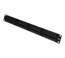 Extralink Patchpanel CAT5E UTP 24 ports | NUEXTPP24017207  | 5903148917207 | EX.17207