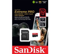 Karta SanDisk Extreme PRO MicroSDHC 32 GB Class 10 UHS-I/U3 A1 V30 (SDSQXCG-032G-GN6MA) | SDSQXCG-032G-GN6MA  | 0619659155414 | 722556