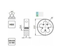 Fanar NARZYNKA M42 DIN-22568 (6g) HSS 800 | N1-121001-0420 | 5900920030833