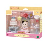 EPOCH Sylvanian Families "Party Time Playset - Tuxedo Cat Girl" 5646 | 05646  | 5054131056462