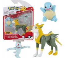 Pokemon Pokémon Battle Figure 3 Pack - Squirtle, Machop,  | PKW0180  | 191726382294