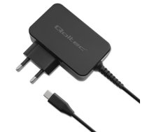 Qoltec 52385 GaN POWER PRO charger | 1xUSB-C | 45W | 5-20V | 2.25-3A | Black | 52385  | 5901878523859 | LADQOCSIC0042