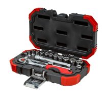 Gedore Gedore Red socket wrench set 1/4 SW4-13mm 16 pieces - 3300050 | R49003016  | 4060833000505 | 820584