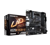 Gigabyte A520M DS3H V2 Motherboard - Supports AMD Ryzen 5000 Series AM4 CPUs, up to 4733MHz DDR4 (OC), PCIe 3.0 x16, GbE LAN, USB 3.2 Gen 1 | A520M DS3H V2  | 4719331854690 | PLYGIGAM40081