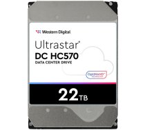 WESTERN DIGITAL HDD Server WD/HGST ULTRASTAR DC HC570 (3.5’’, 22TB, 512MB, 7200 RPM, SATA 6Gb/s, 512E SE NP3), SKU: 0F48155 | WUH722222ALE6L4