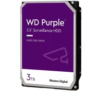 WESTERN DIGITAL HDD Video Surveillance WD Purple 3TB CMR, 3.5'', 256MB, SATA 6Gbps, TBW: 180 | WD33PURZ  | 10718037897353