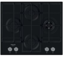 Hotpoint HAGS 62F/BK Black Built-in 59 cm Gas 4 zone(s) | HAGS 62F/BK HOB  | 8050147589724 | AGDARSPGZ0178