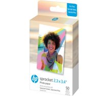 HP photo paper Sprocket Select Zink 5.8x8.6cm 50 sheets | HPIZL2X350  | 843812144384 | 843812144384