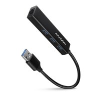 AXAGON Hub HMA-GL3A 3x USB-A + GLAN, USB3.2 Gen 1, metal, 20cm USB-A cable | NUAXNUS3PHMAGL3  | 8595247905598 | HMA-GL3A