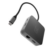 Hub USB-C GC 3xUSB 3.0, HDMI, RJ45 (Ethernet), USB-C PD | NUGCEUS4P000002  | 5903317224587 | AK61