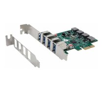HUB USB Exsys Exsys EX-11044 PCIe Schnittstellenkarte FH/LP PCIe 2.0 x1 4x USB 3.2 | EX-11044  | 4718359110443