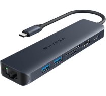 HUB USB HyperDriveor HyperDrive Next 7-Port USB-C Hub HDMI/4K60Hz/SD/RJ45/100W PD Pas-trought | HD4003GL  | 6941921149055
