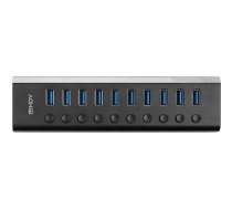 HUB USB Lindy LINDY 10 Port USB 3.0 Hub Ein-/Ausschaltern | 43370  | 4002888433709