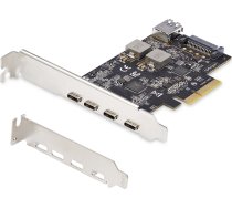 HUB USB StarTech Adap StarTech 5-Port USB PCIe Card, 10Gbps | PS4C3IA3-USB-C-CARD  | 0065030909174