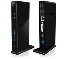 IcyBox IB-DK2241AC USB,HDMI,LAN,DVI-I,Mic | AYICYS000000002  | 4250078189800 | IB-DK2241AC