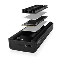 dokująca Icy Box IcyBox  dokująca IB-180MC-C31 M.2 NVMe&SATA Docking, USB 3.2 (Gen2) Type-C, Aluminium | 60953  | 4250078172864 | 724131