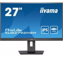 IIYAMA  Monitor 27 cali XUB2792HSN-B5 IPS,FHD,HDMI,DP,USB-c Dock,HAS(150mm) | XUB2792HSN-B5  | 4948570121779