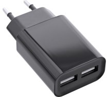 InLine InLine® USB Power  DUO, 2 Port 100-240VAC to 5V / 2.1A black | 31503S  | 4043718290666